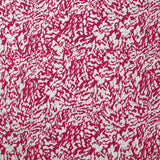 Viscose imprimée lurex évasion blanc fond fuchsia