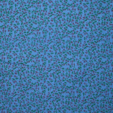 Viscose imprimée mini fleurs fond bleu