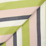 Viscose imprimée rayé doré