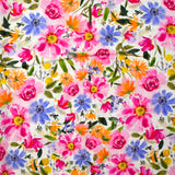 Viscose imprimée Stella rose