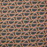 Viscose imprimée tourbillon arc-en-ciel fond gris