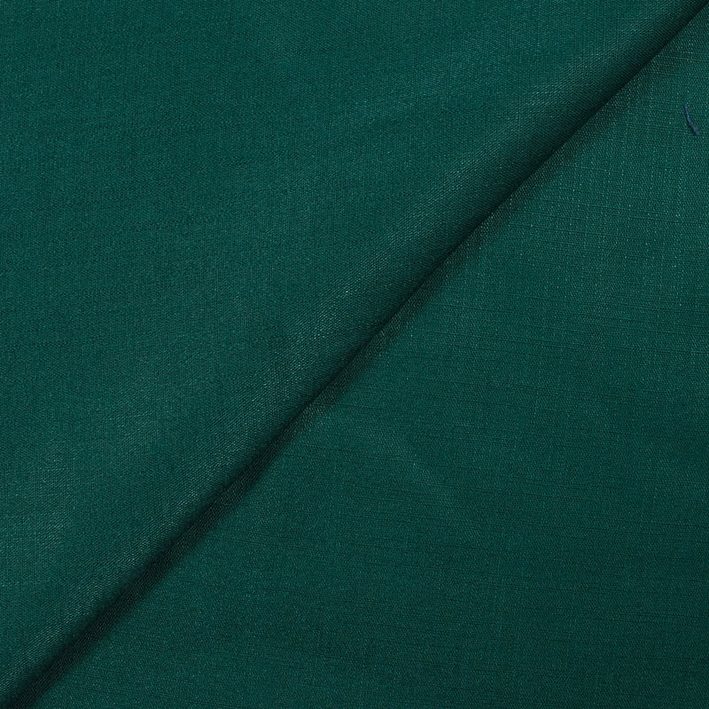 Viscose tissée doupionnée vert bouteille