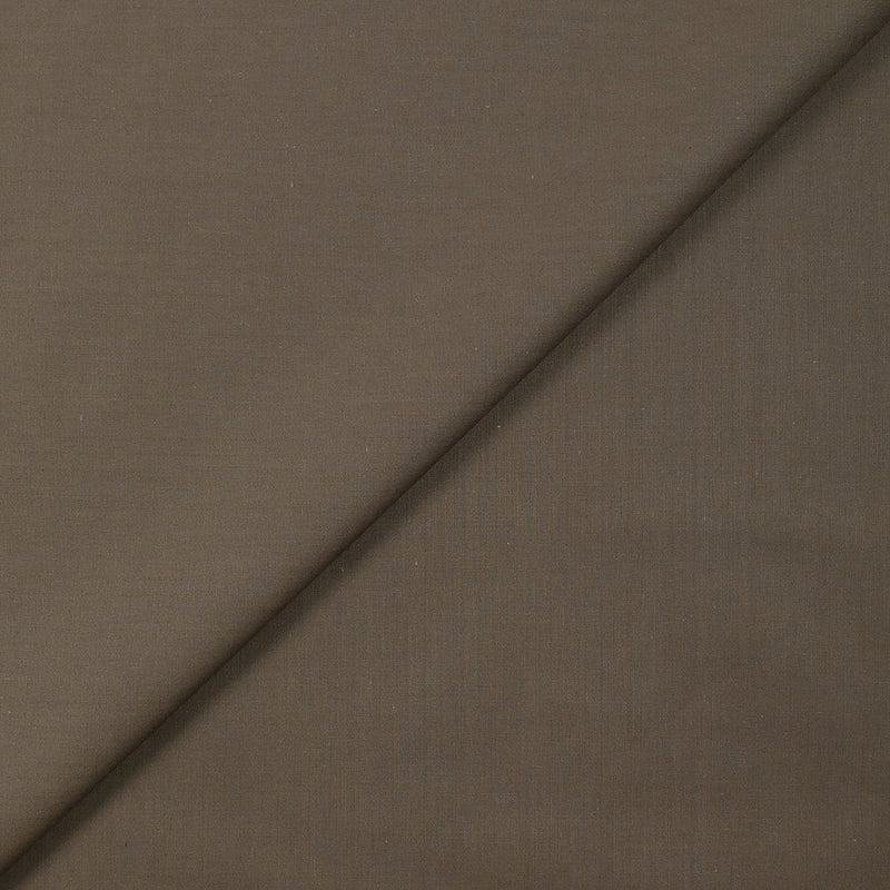 Voile de coton taupe foncé