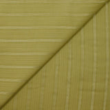 Voile de viscose rayé lurex Roxanne vert olive
