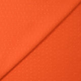 Voile de viscose triangle satiné ton sur ton orange