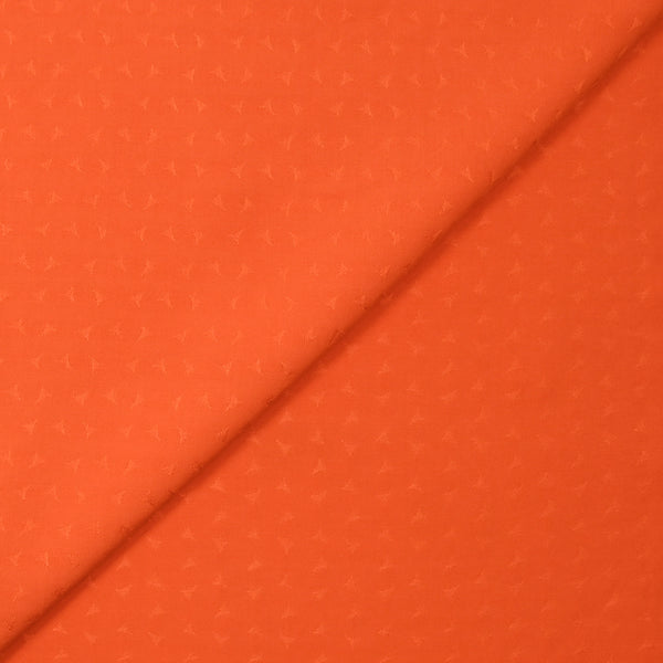Voile de viscose triangle satiné ton sur ton orange