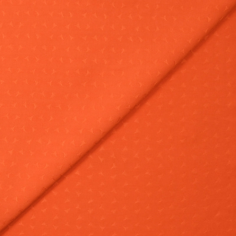Voile de viscose triangle satiné ton sur ton orange