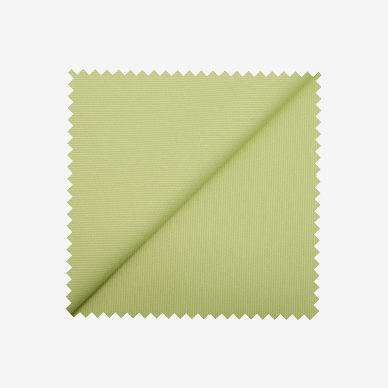Piqué de coton milleraies vert anis Coupon 45x45 cm
