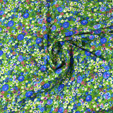 Microfibre imprimée sans limite fond vert