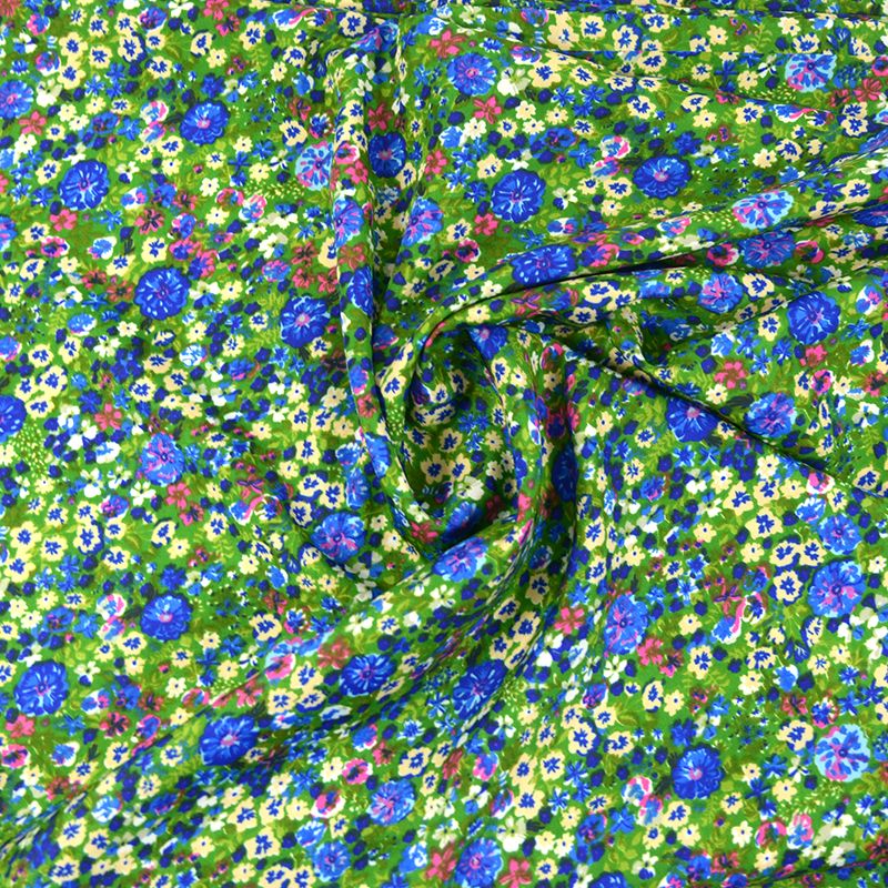 Microfibre imprimée sans limite fond vert