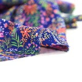 Microfibre imprimée Selva fond marine