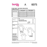 Patron Burda n°6075: T-shirt et robe