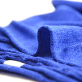Maille tricot polyester Manon bleu roi