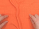 Sergé polyester Mia orange delavé
