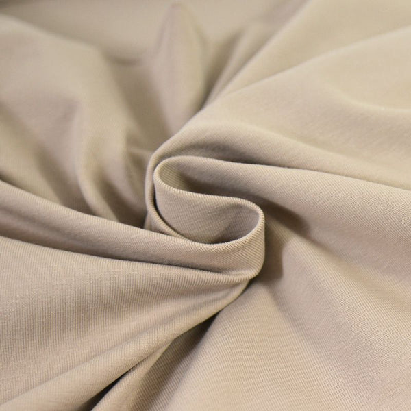 Jersey coton Bio GOTS beige