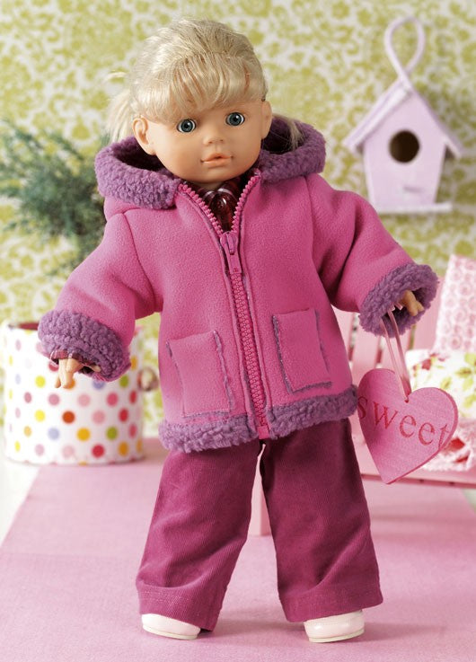 Ensemble Manteau Fausse Fourrure Rose Pour Poupée 46 Cm Our Generation - Haut, Leggings, Accessoires Inclus - 8