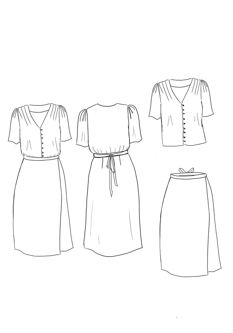 Patron New Look 6444 – Robe Et Combinaison Fille En Deux Longueurs, Tailles 8-16, Couture Enfant Facile