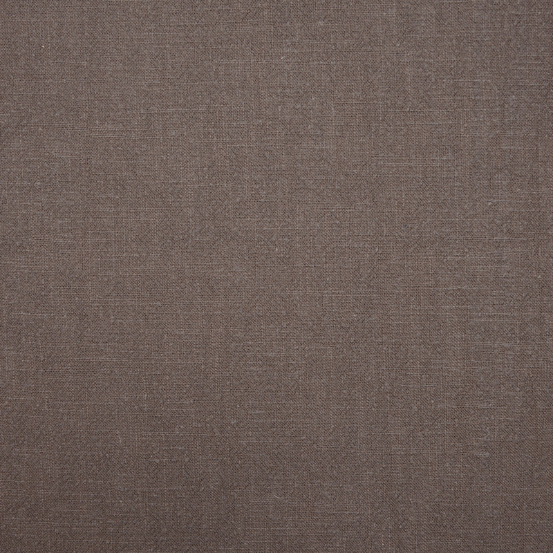 100% taupe washed linen