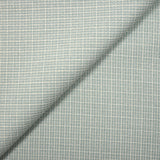 Tweed polyester Erika bleu pâle et blanc
