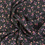 Microfibre imprimée retrouvailles délicieuses fond noir