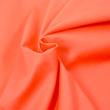 Satin de coton corail Coupon 45x45 cm