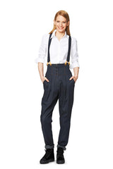 Patron n°6856 : Pantalon avec plis à la taille