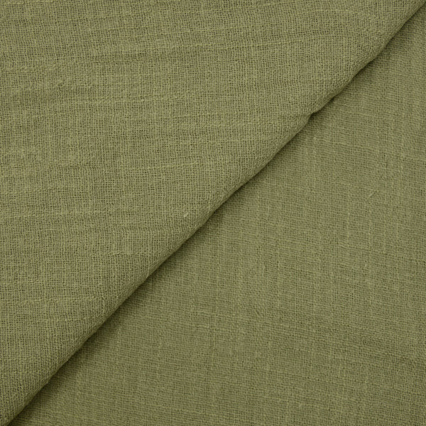 Simple khaki woven gauze