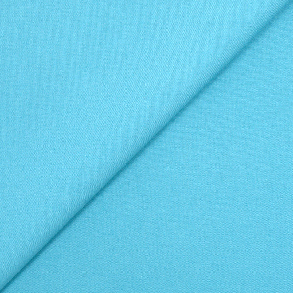 Tissu burlington polyester turquoise clair