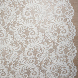 Navy blue scalloping lace