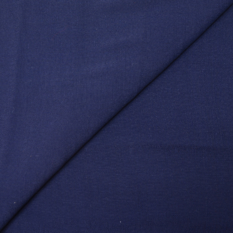 Crêpe fin viscose bleu marine