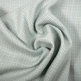 Tweed ecru polyester, white, beige and brown