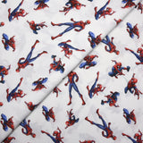 Poplin Cotton Marvel Spider-Man Fondo blanco