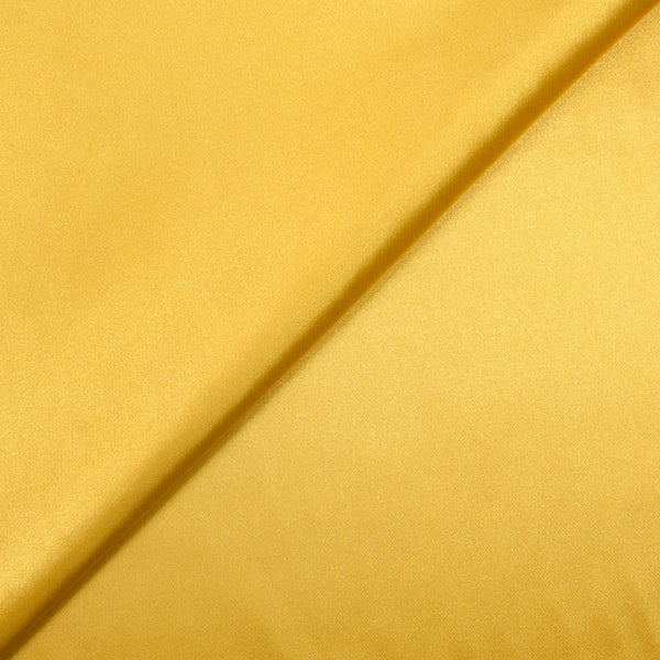Satin Polyester uni jaune impérial