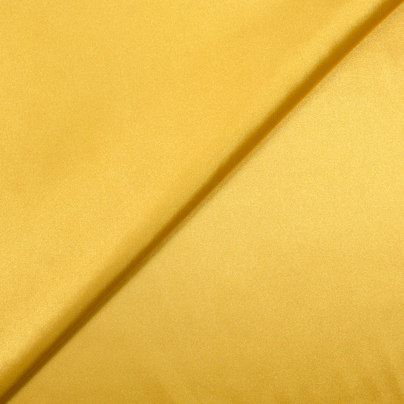 Satin Polyester uni jaune impérial