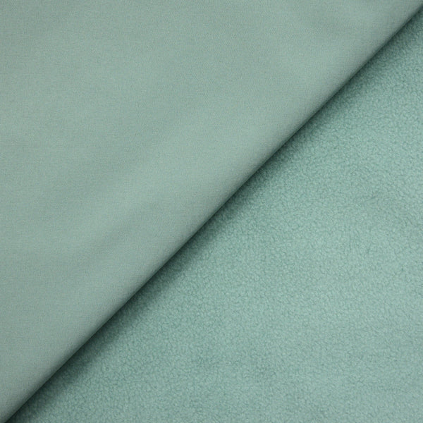 Tissu Softshell uni vert-de-gris