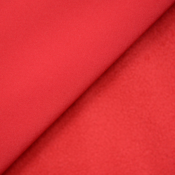 Tissu Softshell uni rouge