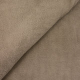 Tissu polaire marron gris