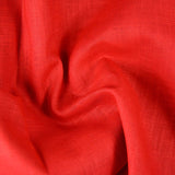 100% Lin rouge Coupon 45x45 cm
