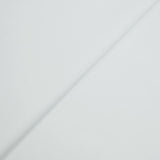 Coton satiné uni blanc immaculé