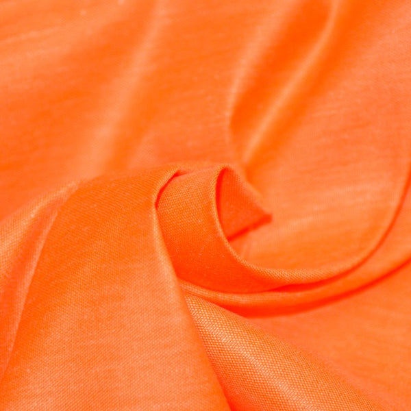 Tissus Chintz Orange fluo