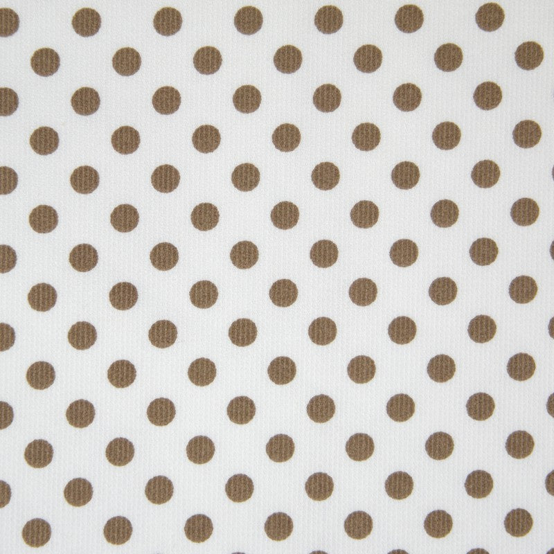Tisso de algodón de Milleraies de algodón Topo de guisante impreso sobre fondo blanco