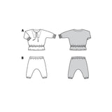 Patron Burda n°9278 Enfant : T-shirt et Pantalon