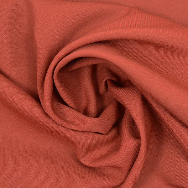 Tissu burlington polyester rouille