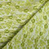 Green Merific Polyester Brocad