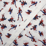Poplin Cotton Marvel Spider-Man Fondo blanco
