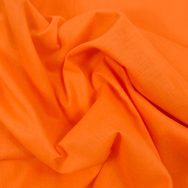 Voile de coton orange
