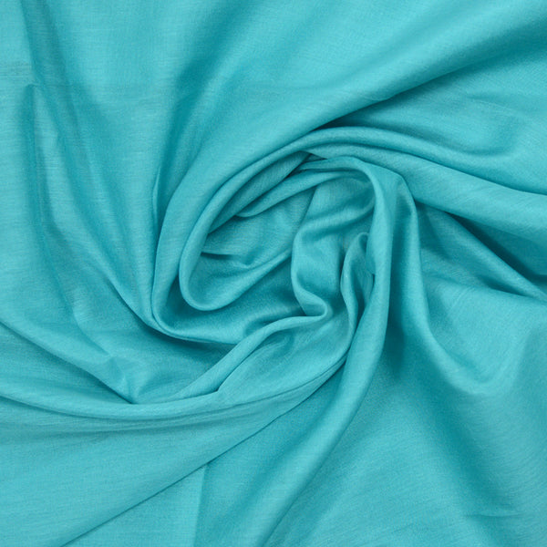 Cotton sail and turquoise silk
