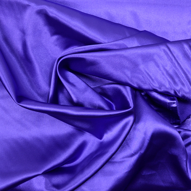 Satin Polyester uni violet
