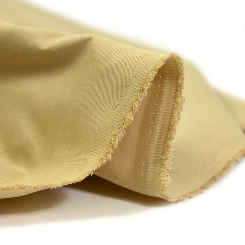 Tissu gabardine polyester - Beige clair