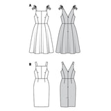 Patron Burda n°6140: Robe